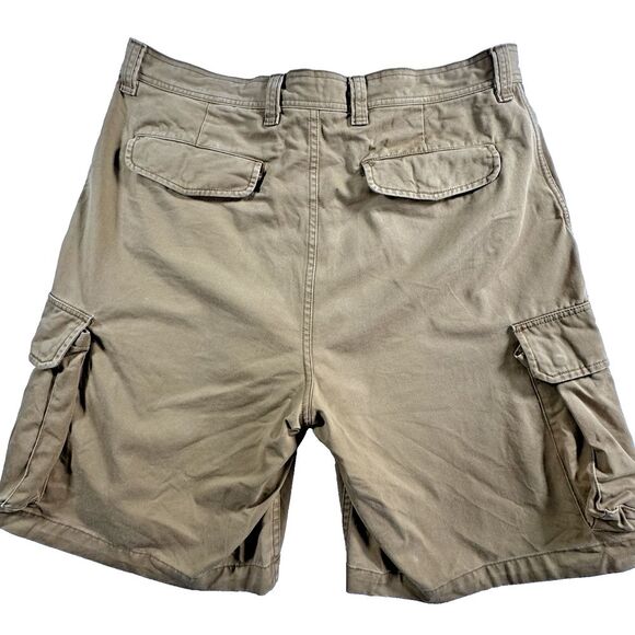 Polo Jeans Co Ralph Lauren Cargo Shorts Men's 40 Khaki Heavy Grunge Y2K 90s - Picture 3 of 8